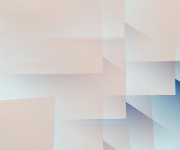 Abstract sunset colored pattern for visual comfort